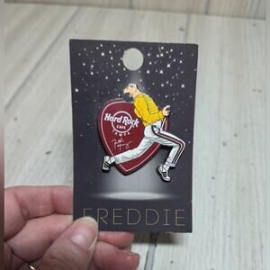Freddie Mercury Tampa Hard Rock Cafe Pin Badge Queen Hat Backpack Purse Jewlery